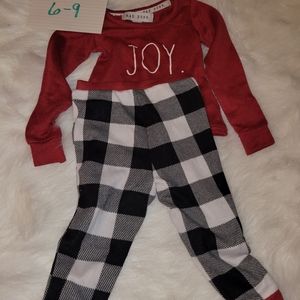 Baby girl pajama outfit